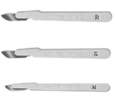 DISPOSABLE SCALPELS with HANDLES