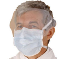 FACE MASKS WITH TIES, EYE SHIELD PROTECTOR