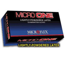 MICRO One® LIGHTLY POWDERED LATEX GLOVES