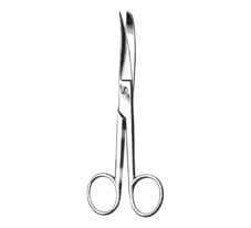 DISSECTION SCISSORS CURVED SHARP / BLUNT