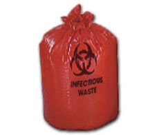 RED “BIOHAZARD” LINERS